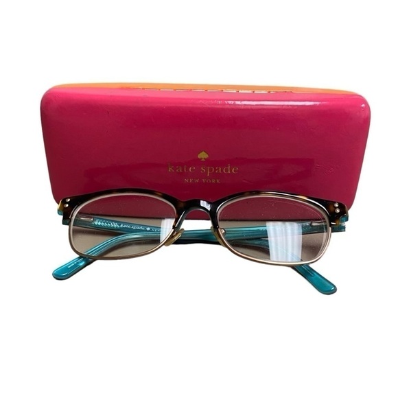 Kate Spade Ivonne 0JEY Frames Turquoise Eye Glasses And Comes‎ With Pink Case - Picture 7 of 12